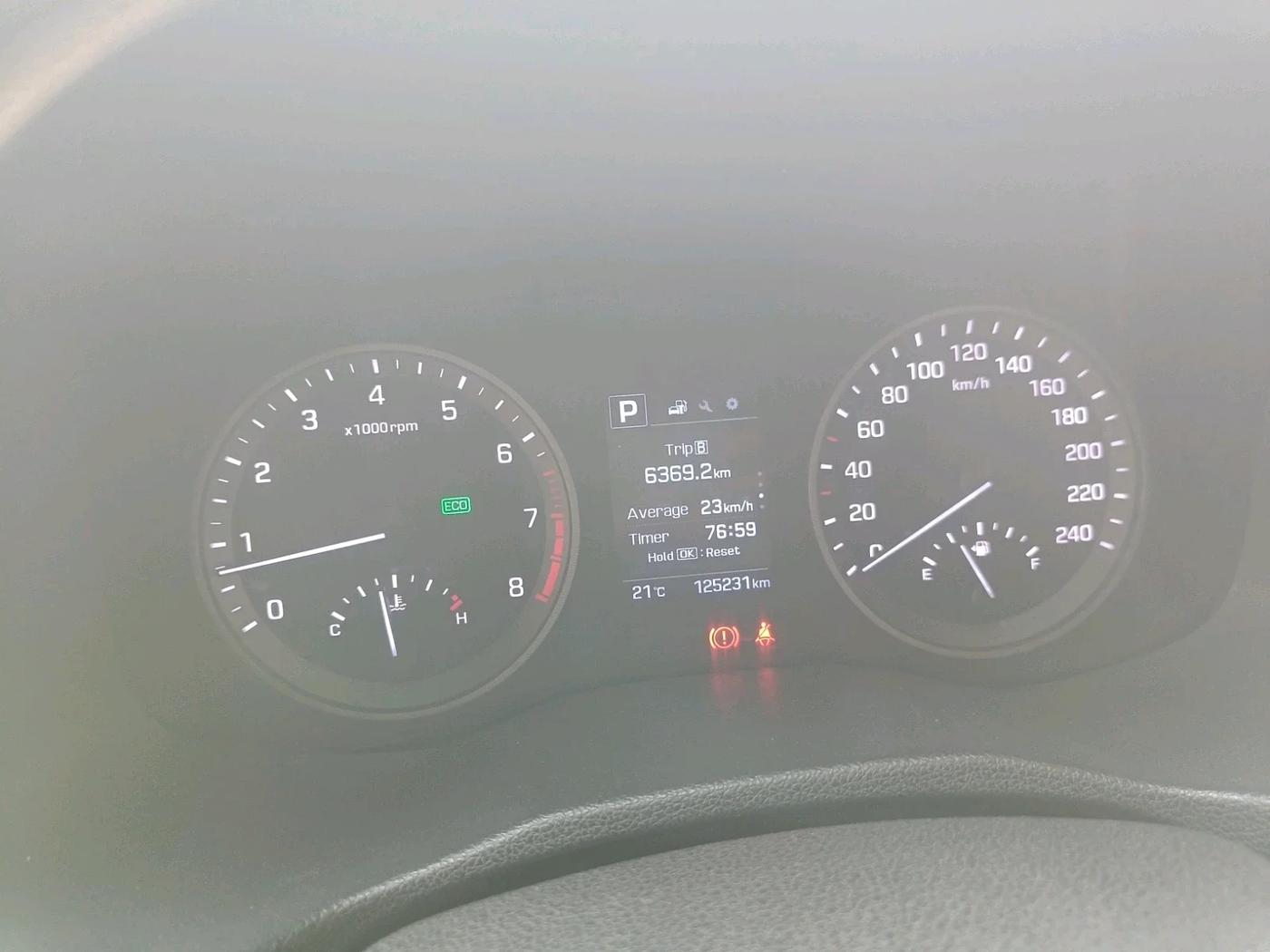 2017 Hyundai Tucson GLS 2WD AT PETROL, Petrol, Automatic, 1,25,231 km, interior
