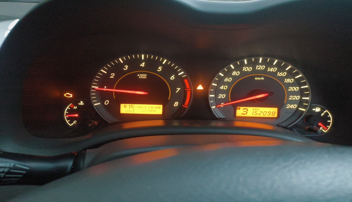 2011 Toyota Corolla Altis G AT PETROL, Petrol, Automatic, 1,52,098 km, interior