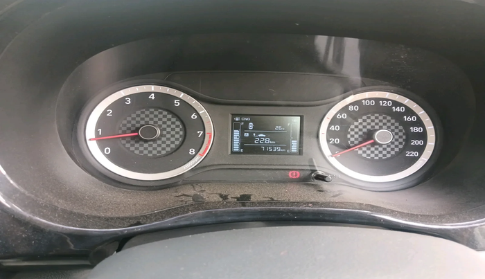 2022 Hyundai GRAND I10 NIOS SPORTZ 1.2 KAPPA VTVT CNG, Petrol, Manual, 71,539 km, interior