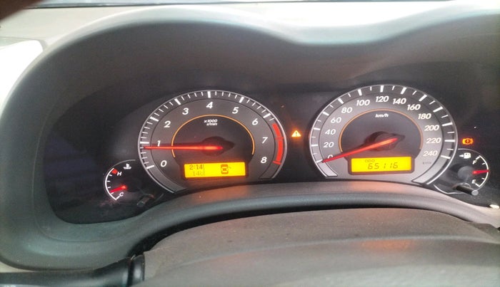 2011 Toyota Corolla Altis GL PETROL, Petrol, Manual, 65,116 km, interior