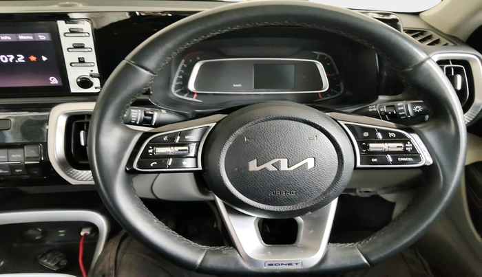 2021 KIA SONET HTX 1.0 IMT, Petrol, Manual, 39,665 km, interior