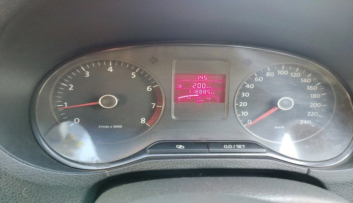 2013 Volkswagen Polo COMFORTLINE 1.2L PETROL, Petrol, Manual, 1,18,885 km, interior