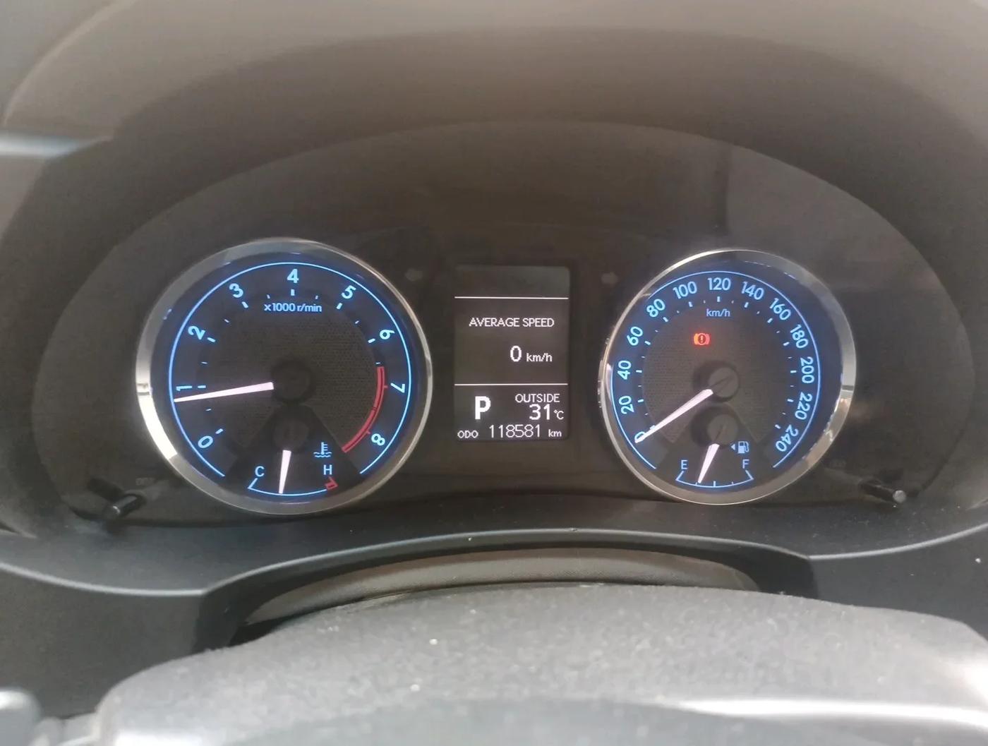 2015 Toyota Corolla Altis VL CVT PETROL, Petrol, Automatic, 1,18,582 km, interior