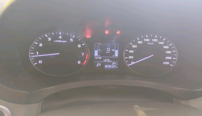 2017 Hyundai Creta SX PLUS AT 1.6 PETROL, Petrol, Automatic, 80,650 km, interior