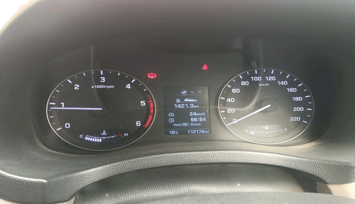 2017 Hyundai Creta SX (O) 1.6 DIESEL, Diesel, Manual, 1,12,174 km, interior