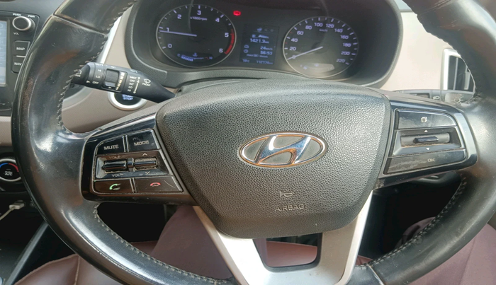 2017 Hyundai Creta SX (O) 1.6 DIESEL, Diesel, Manual, 1,12,174 km, interior