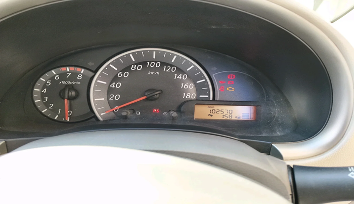 2011 Nissan Micra XV PETROL, Petrol, Manual, 1,02,570 km, interior