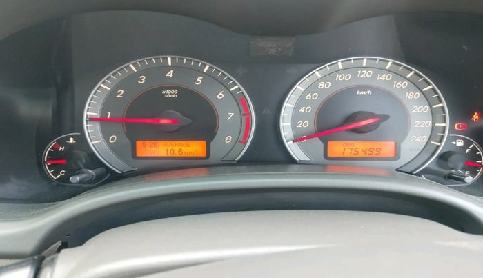 2010 Toyota Corolla Altis G PETROL, Petrol, Manual, 1,75,499 km, interior