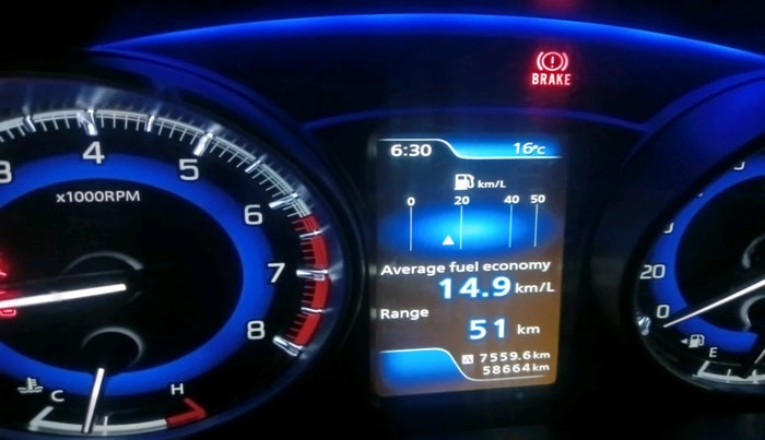 2018 Maruti Baleno ALPHA PETROL 1.2, Petrol, Manual, 58,664 km, interior