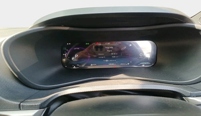 2024 Tata NEXON Fearless Plus S 1.2 Revotron 7DCA Dark Edition, Petrol, Automatic, 18,546 km, interior