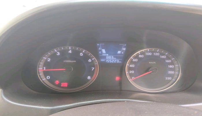 2012 Hyundai Verna FLUIDIC 1.6 VTVT EX, Petrol, Manual, 1,55,223 km, interior