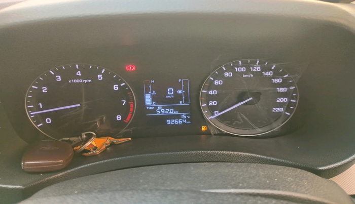 2016 Hyundai Creta SX PLUS 1.6 PETROL, Petrol, Manual, 92,664 km, interior