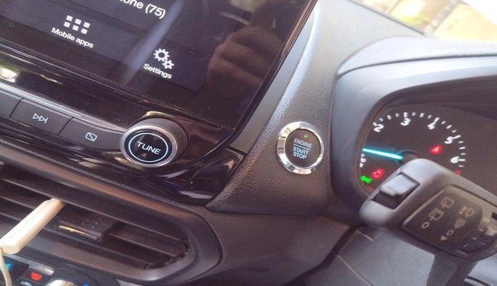 2018 Ford Ecosport TITANIUM + 1.5L PETROL AT, Petrol, Automatic, 35,543 km, interior