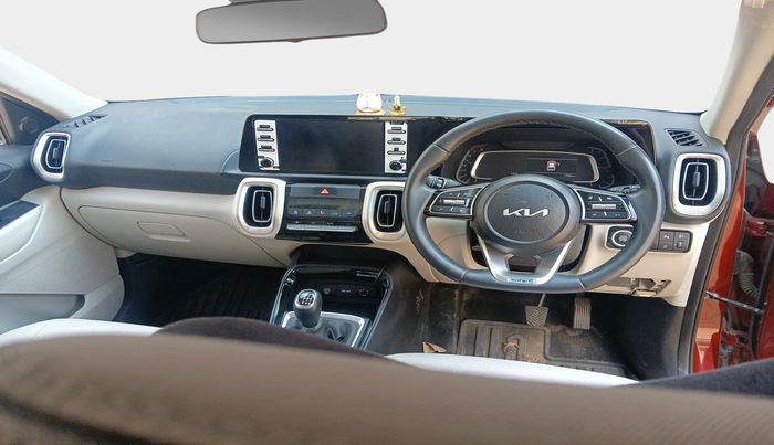 2024 KIA SONET HTX 1.0 TURBO PETROL IMT, Petrol, Manual, 17,054 km, interior