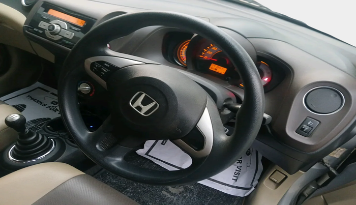 2012 Honda Brio S MT, Petrol, Manual, 41,657 km, interior