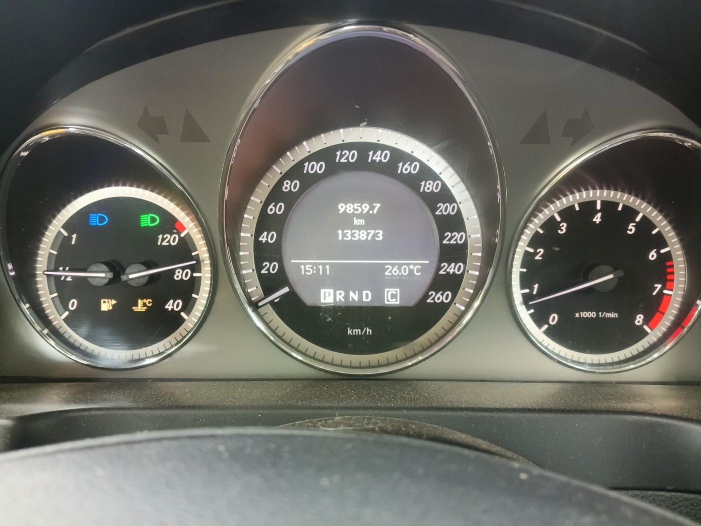 2010 Mercedes Benz C Class 250 AVANTGARDE, Petrol, Automatic, 1,34,000 km, interior