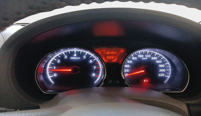 2011 Nissan Sunny XV PETROL, Petrol, Manual, 1,10,494 km, interior
