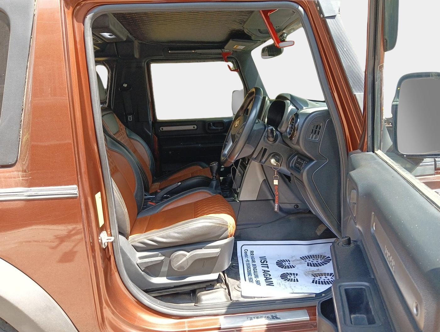 2020 Mahindra Thar LX D 4WD MT CONVERTIBLE, Diesel, Manual, 41,080 km, interior