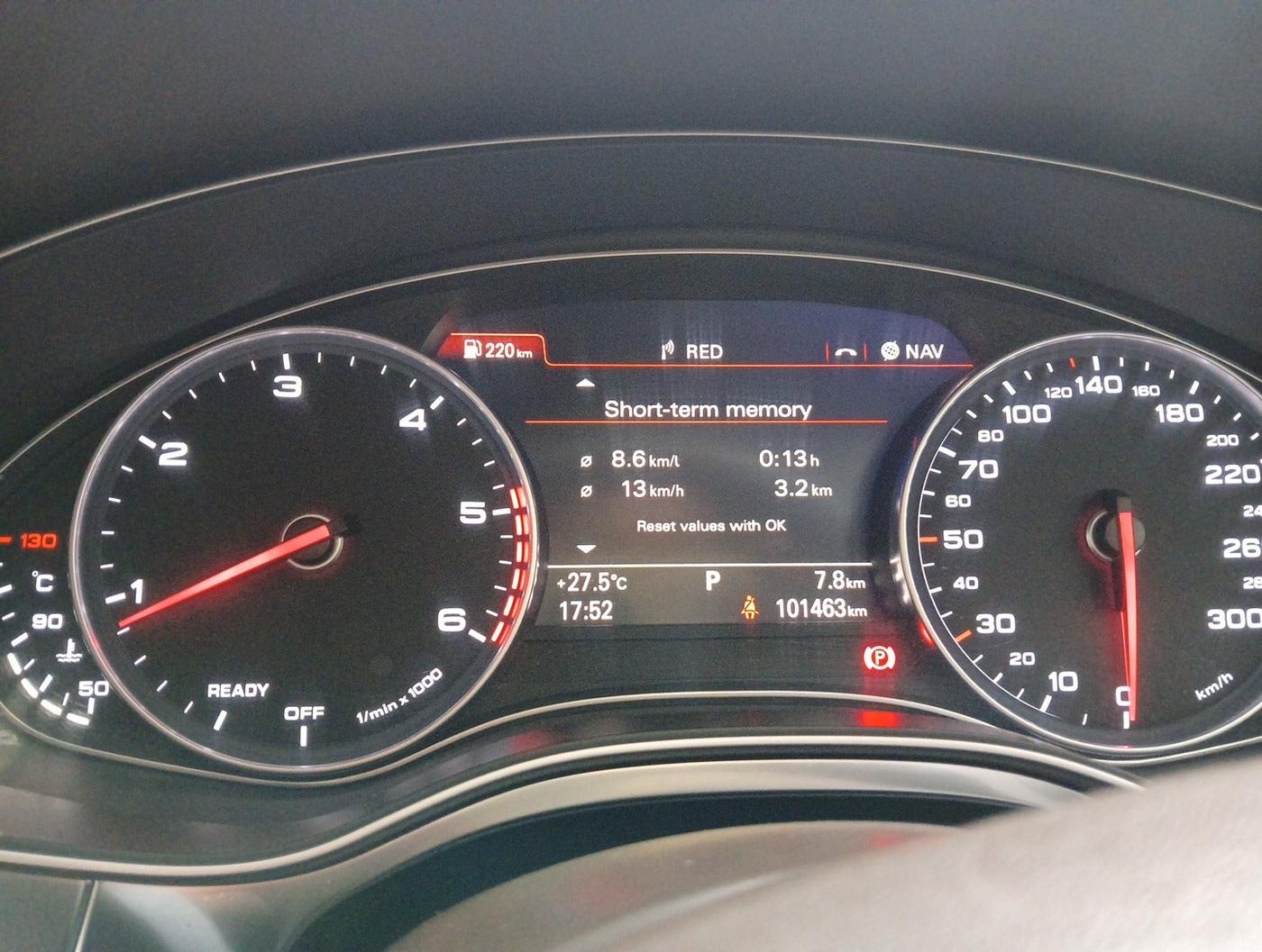 2018 Audi A6 35 TDI S LINE, Diesel, Automatic, 1,01,621 km, interior