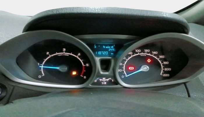 2014 Ford Ecosport TITANIUM 1.5L DIESEL, Diesel, Manual, 1,18,720 km, interior