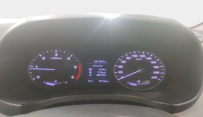 2018 Hyundai Creta SX (O) 1.6 DIESEL, Diesel, Manual, 90,126 km, interior