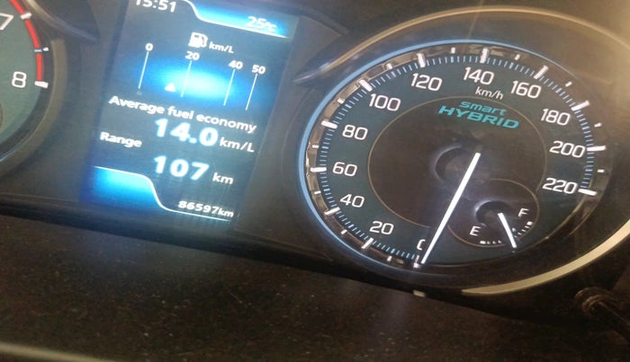 2022 Maruti Ertiga ZXI+ SHVS, Petrol, Manual, 86,597 km, interior