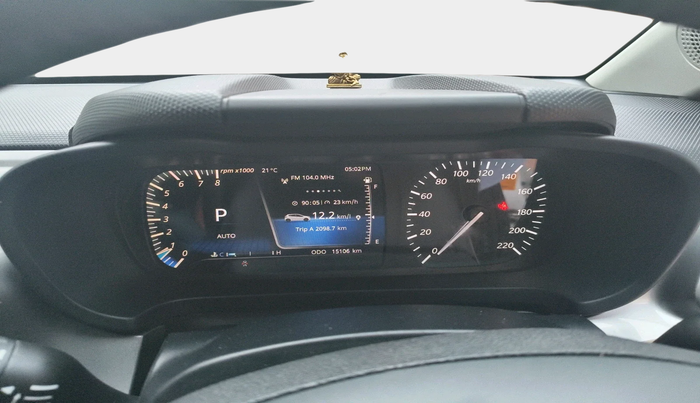 2024 Tata ALTROZ XZA + SUNROOF, Petrol, Automatic, 15,106 km, interior