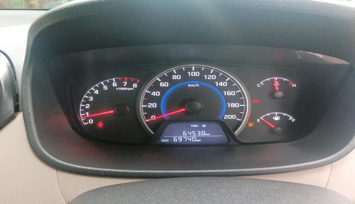 2013 Hyundai Grand i10 MAGNA 1.2 KAPPA VTVT, Petrol, Manual, 69,740 km, interior