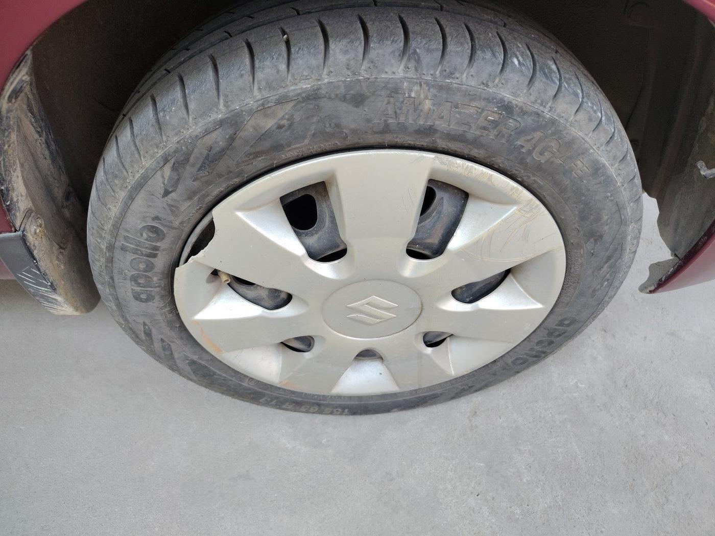 2013 Maruti Alto K10 VXI, Petrol, Manual, 89,219 km, tyre