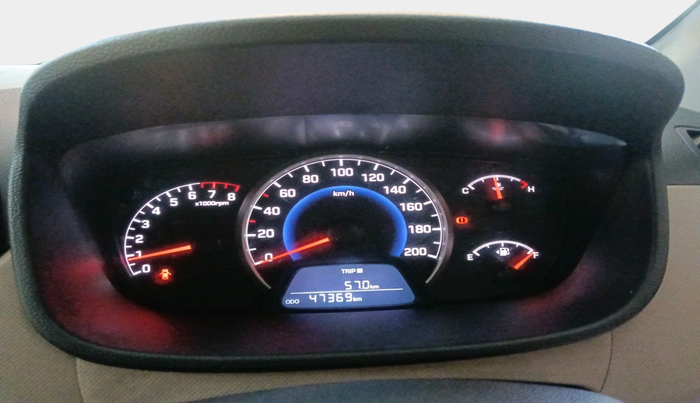 2016 Hyundai Grand i10 SPORTZ 1.2 KAPPA VTVT, Petrol, Manual, 47,369 km, interior