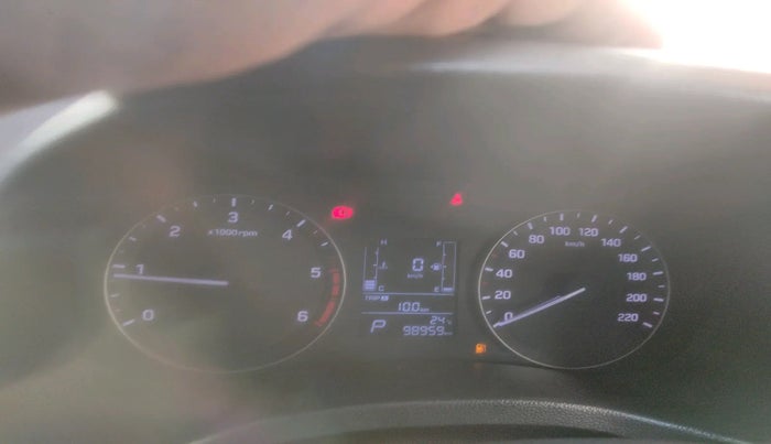 2017 Hyundai Creta SX PLUS AT 1.6 DIESEL, Diesel, Automatic, 98,959 km, interior