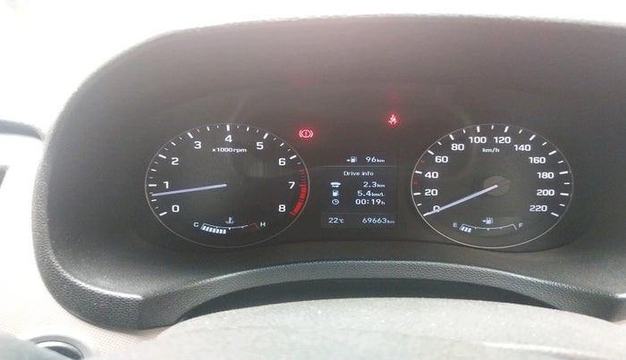 2018 Hyundai Creta SX (O) 1.6 PETROL, Petrol, Manual, 69,663 km, interior