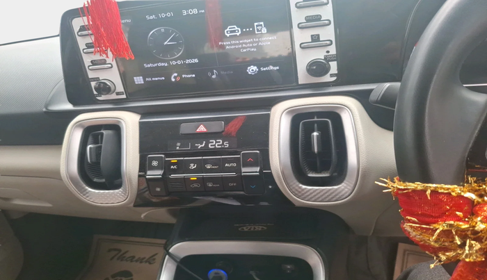 2020 KIA SONET HTX 1.0 IMT, Petrol, Manual, 63,785 km, interior