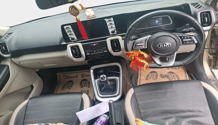 2020 KIA SONET HTX 1.0 IMT, Petrol, Manual, 63,785 km, interior