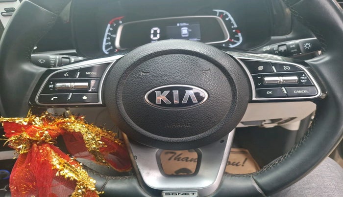 2020 KIA SONET HTX 1.0 IMT, Petrol, Manual, 63,785 km, interior