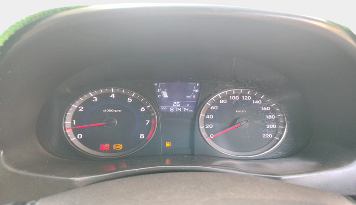 2011 Hyundai Verna FLUIDIC 1.6 VTVT EX, Petrol, Manual, 87,474 km, interior