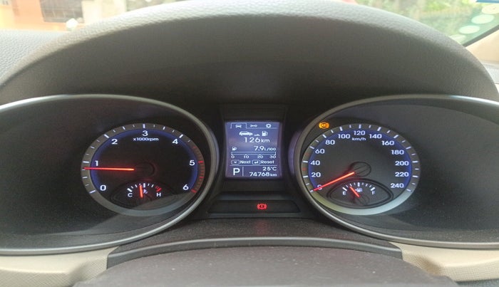 2015 Hyundai Santa Fe 2 WD AT, Diesel, Automatic, 74,768 km, interior