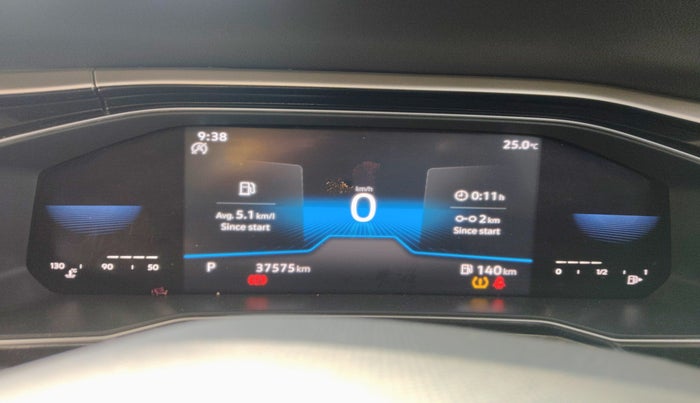 2022 Volkswagen VIRTUS TOPLINE TSI 1.0 AT, Petrol, Automatic, 37,575 km, interior