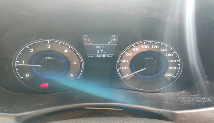 2012 Hyundai Verna FLUIDIC 1.6 CRDI SX, Diesel, Manual, 63,885 km, interior