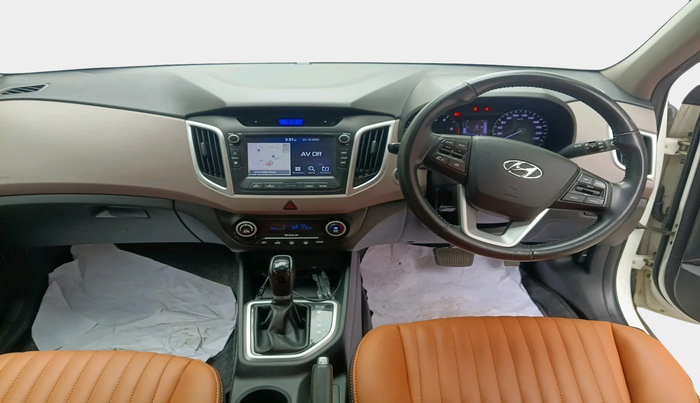 2018 Hyundai Creta SX AT 1.6 DIESEL, Diesel, Automatic, 55,976 km, interior