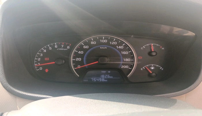 2016 Hyundai Grand i10 ASTA (O) 1.2 KAPPA VTVT, Petrol, Manual, 75,498 km, interior