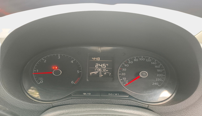 2016 Volkswagen Polo TRENDLINE 1.5L, Diesel, Manual, 1,73,612 km, interior