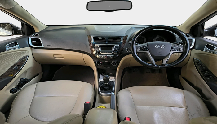 2015 Hyundai Verna FLUIDIC 4S 1.6 VTVT S(O), Petrol, Manual, 44,781 km, interior