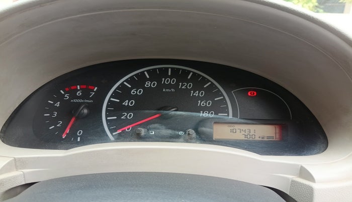 2013 Nissan Micra XV PETROL, Petrol, Manual, 1,07,431 km, interior