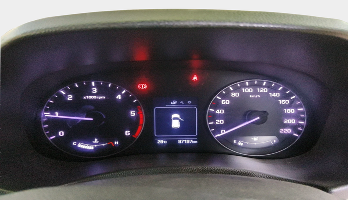 2017 Hyundai Creta SX (O) 1.6 DIESEL, Diesel, Manual, 97,197 km, interior