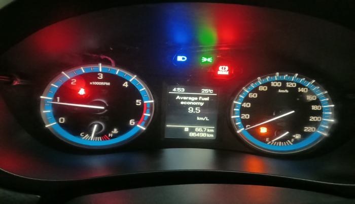 2015 Maruti S Cross ALPHA 1.6, Diesel, Manual, 86,498 km, interior