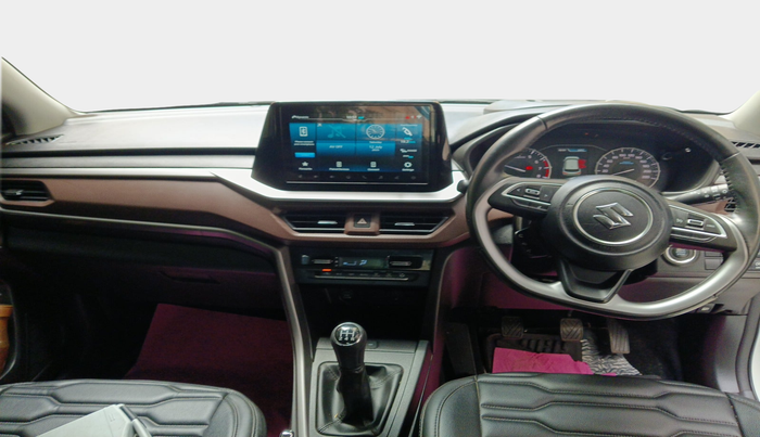 2023 Maruti BREZZA ZXI + SMART HYBRID, Petrol, Manual, 23,443 km, interior