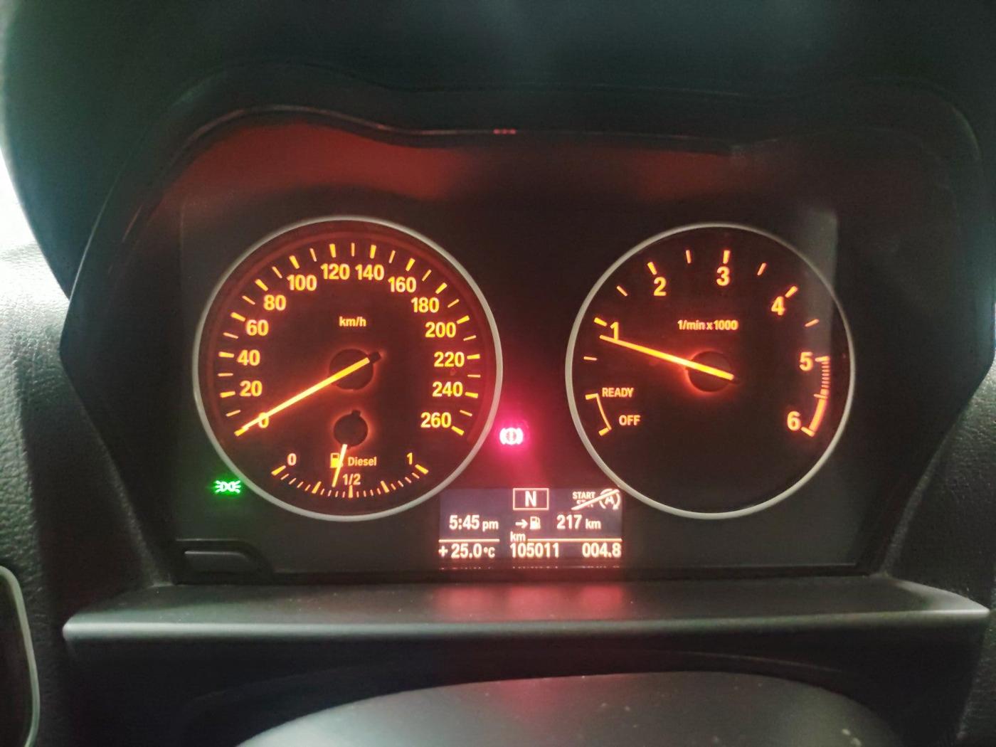 2013 BMW 1 Series 118D HATCHBACK, Diesel, Automatic, 1,05,011 km, interior