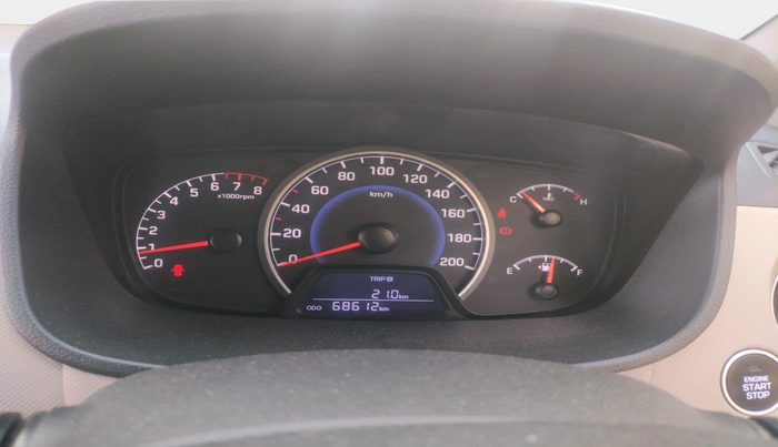 2017 Hyundai Grand i10 ASTA 1.2 KAPPA VTVT, Petrol, Manual, 68,612 km, interior