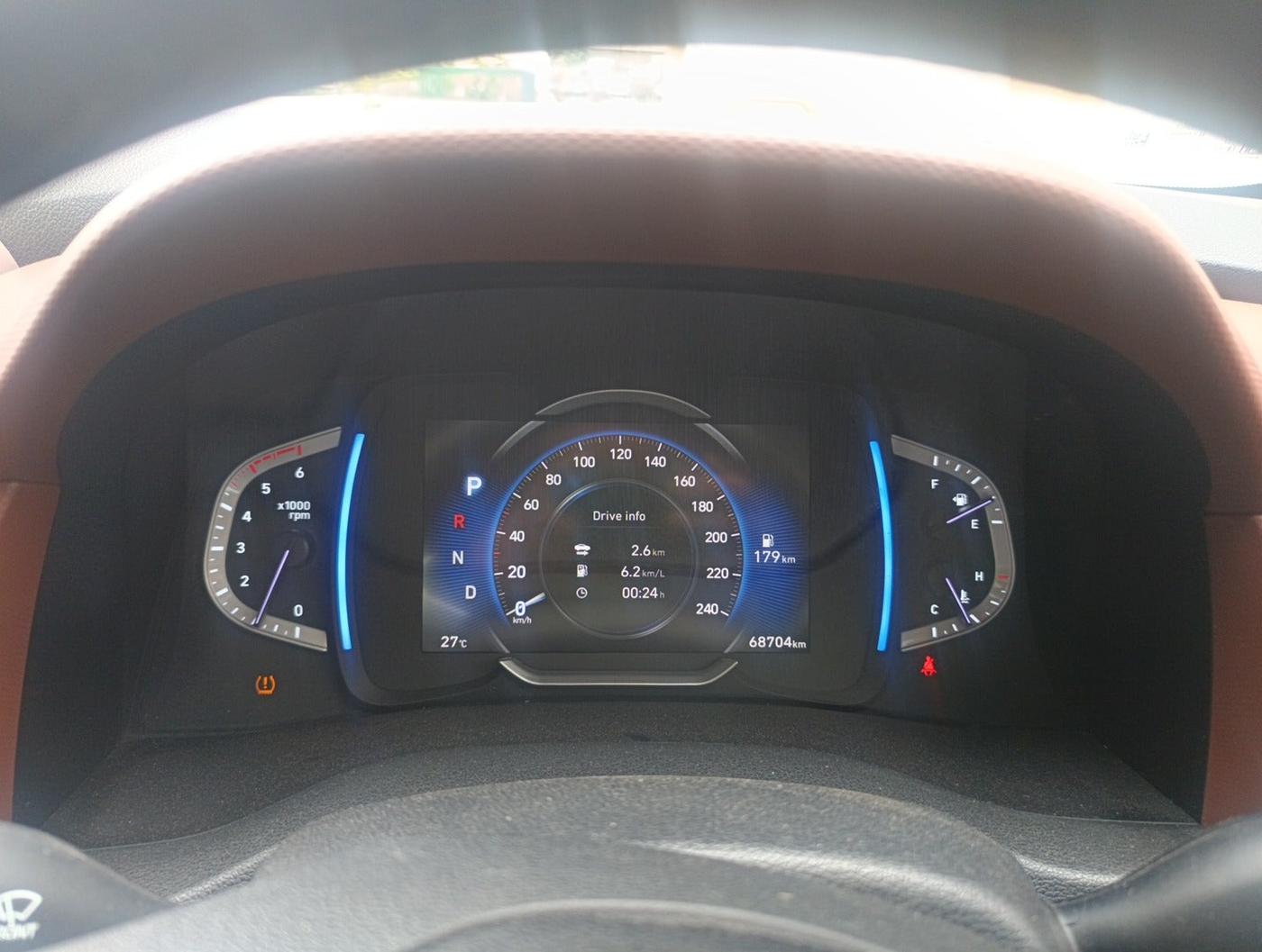2022 Hyundai ALCAZAR PRESTIGE(O) 1.5 AT 7STR, Diesel, Automatic, 70,000 km, interior